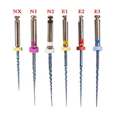1-100 Packs Dental Rotary Files NX-F3 25mm 6 files