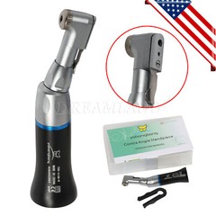 Dental Low Speed Contra Angle Straight Air Motor 4 hole Kit NSK Style black