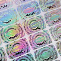 1000 Tamper Proof Hologram Stickers – High Security Warranty Seal Labels, 0.95×0