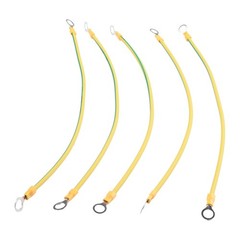 Ground Wire 10cm/20cm/30cm 20pcs BVR Solar PV Ground Wire Yellow-green