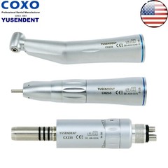 US COXO Dental Low Speed Handpiece Contra Angle Inner Water Air Motor 2/4 Holes
