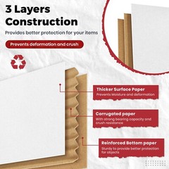 White Corrugated Mailers MANY SIZES 50 100 200 Shipping Packing Boxes Box Mailer
