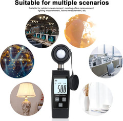 Light Meter, Handheld Lux Meter for Ambient Light Intensity Monitoring,