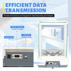 120 x 0.0001g 0.1mg Digital Electronic Analytical Balance Precision Lab Scale