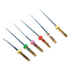 6 limas endodónticas de motor rotatorio Super NiTi dental 25mm CE FDA