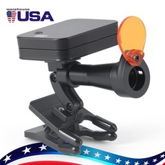 Wireless 5W Dental LED Clip-On Headlight 2 Magnetic Battery for Binocular Loupes