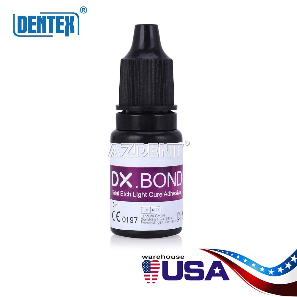 DENTEX Dental Light Cure Dentin Enamel Bonding Resin Adhesive One Step Agents