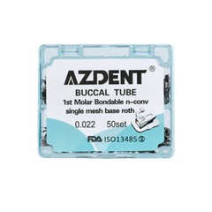 Dental Orthodontic 1st Molar Roth 022 Buccal Tube Bondable N-conv Mesh Base USA