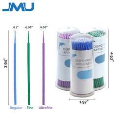 400/Box JMU Dental Micro Applicator Brush Microbrush Tips Regular/Fine/Ultrafine