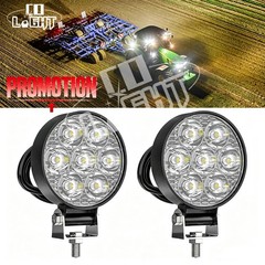 2.5inch 120W LED Work Light Headlights fit John Deere Case New Holland Tractor