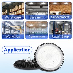 200W UFO LED High Bay Light, 8 Pack – Industrial & Commercial Lighting Solution