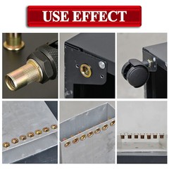 320PCs SAE Rivet Nut Kit For Rivnut Tool Nut Setter Thread Setting Nutsert Gun