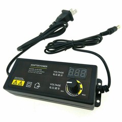 Adjustable Voltage Power Supply 3-24V w/ LCD Display AC / DC Switch Adapter USQ2