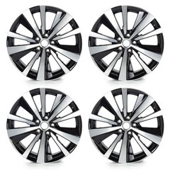 New 19×8 Alloy Wheel Rim for Altima 2019-2022 Machined Black 62785 Set of 4
