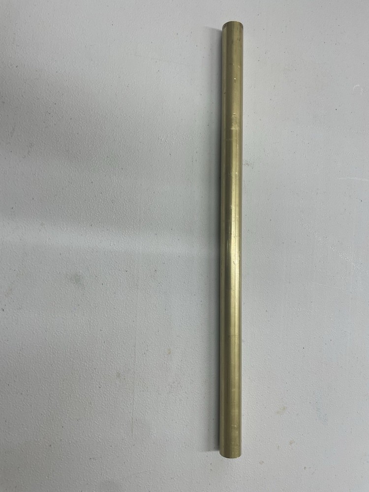 360 Brass Round Rod 5/8 in Diameter x 12 in Length Solid Bar