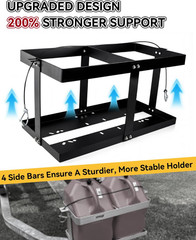Gas Can 5 Gallon Fuel Container Holder,Fits Two 5 Gallon Gas Can,Compatible with