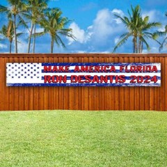 DESANTIS 2024 XXL Banner Advertising Vinyl Flag Sign Many Sizes LARGE SIZE ELECT