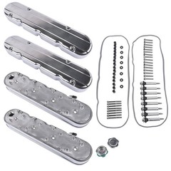 Polished Engine Valve Covers Fits for Chevrolet Small Block V8 LS1 LS2 LS3 LS6 2