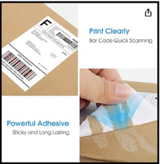 4X6 Inch Shipping Address Labels,For Inkjet or Laser Printer, USPS Mailing Shipp