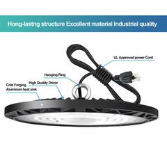 UFO LED High Bay Light – 300W, 6000K for Warehouses & Industrial Spaces