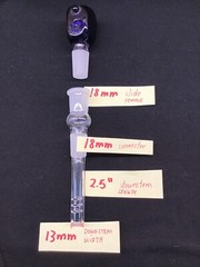 Glass Downstem Water 14mm 18mm FEMALE 3″ to 6″ ~BUY 2 GET 1 FREE~ FF