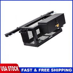 Tractor Tool Box 24”x10”x10” Rear Mount Basket Toolbox for Most Tractors