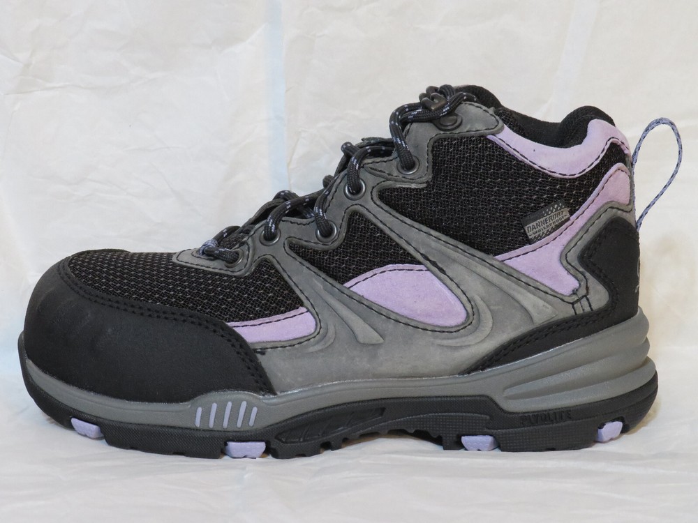 DANNER WOMEN’S BOOTS US 5 M SPRINGFIELD COMP TOE WORK HIKER GRAY LAVENDER NIB