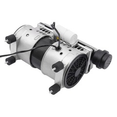 370W 110V Oilless Vacuum Pump Industrial Oil-Free Piston Vacuum Pump with Filter