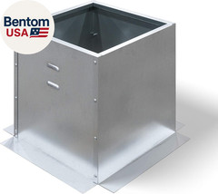 Exhaust Fan Roof Curb- 23” Square X 20” High, 18 Gauge Galvanized Steel Construc