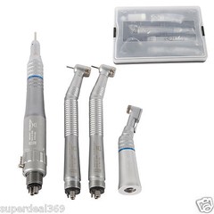 USA NSK Style Dental High & Low Speed Handpiece Kit Turbine 4Hole NEW MX