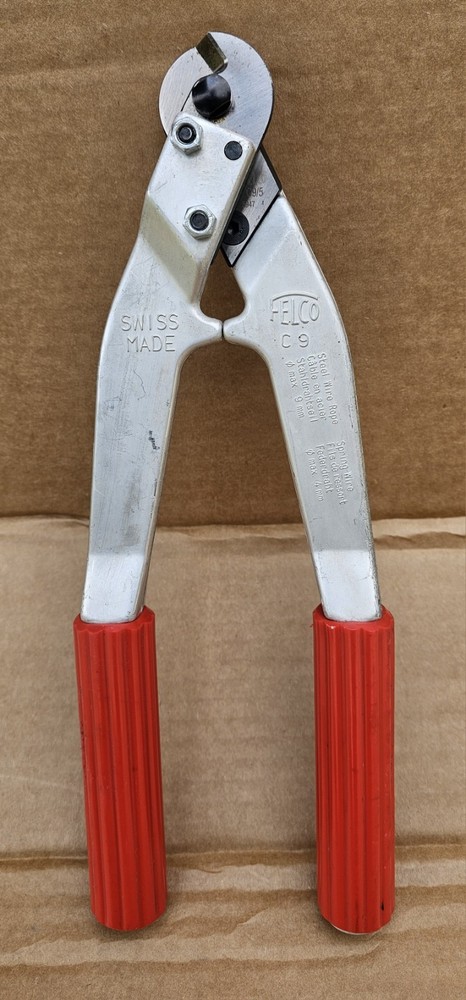 Felco C9 Steel Wire Rope / Spring Wire Cable Cutter Swiss Made, 12.5”