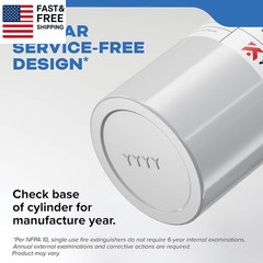 Fire Extinguisher for Boats, Single-Use 5BC