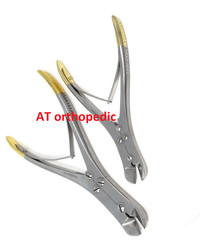 2PCS TC Pin & Wire Cutters Double Action Orthopedic Instruments Tungsten Carbide