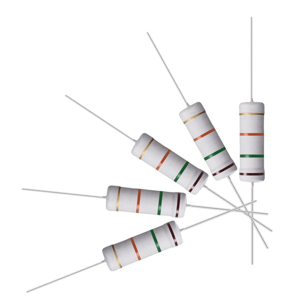 10 Pack 5W 5 Watt Metal Oxide Film Resistor 15K Ohm ±5% Tolerance