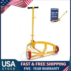 55 Gallon Drum Dolly ,1200 Lbs Heavy Duty Drum Cart Barrel Dolly, Oil Drum Caddy