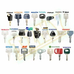 25 Key Machinery Excavator Master Set for Caterpillar Kobelco Komatsu Hitachi
