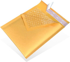 10 #5 10.5X16 Kraft Paper Bubble Padded Envelopes Mailers Case 10.5”X16”