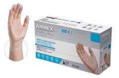 100 Medical Exam Gloves Large AMMEX Professional Vinyl Disposable Buy More Save