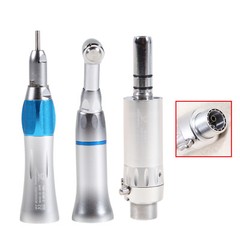 Pieza de Mano Dental Baja Velocidad Contra Angulo Recto Motor Aire NEW