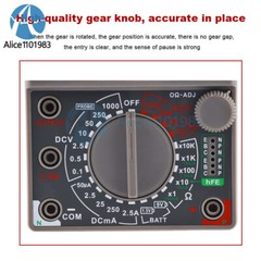 AC DC 1000V Pointer Type Analog Multimeter Meter Voltage Current Resistance