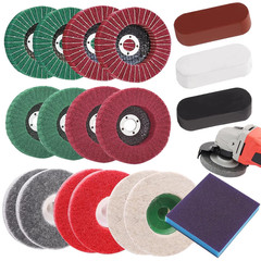 Polishing Kit Buffing Wheels Discs Compounds for Metal Wood Marble