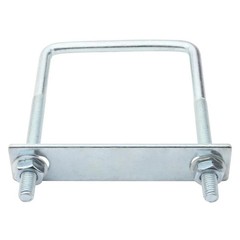 10 Pcs Square U-Bolt for Trailer, M8 x 3-1/4″ x 3-1/4" x 4-5/8"