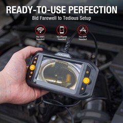 Automotive Endoscope Borescope Inspection Camera 1080P Industrial 4.3inch Screen