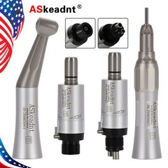 ASkeadnt Dental Low Speed Handpiece Straight Contra Angle Air Motor E-type FX