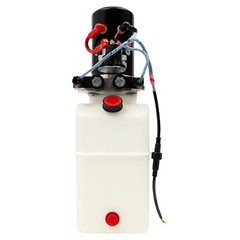 5.68L/6QT Single Acting Hydraulic Pump Hydraulic Pump Motor 1.6KW DC12V 3000RPM