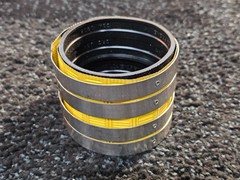 (QTY 4) PROFLO PFNHHMDCM 3 inch No Hub Heavy Duty Cast Iron Coupling, Straight