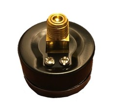 Air Compressor Pressure / Hydraulic Gauge 2″ Face Back Mount 1/4″ NPT 0-200 PSI