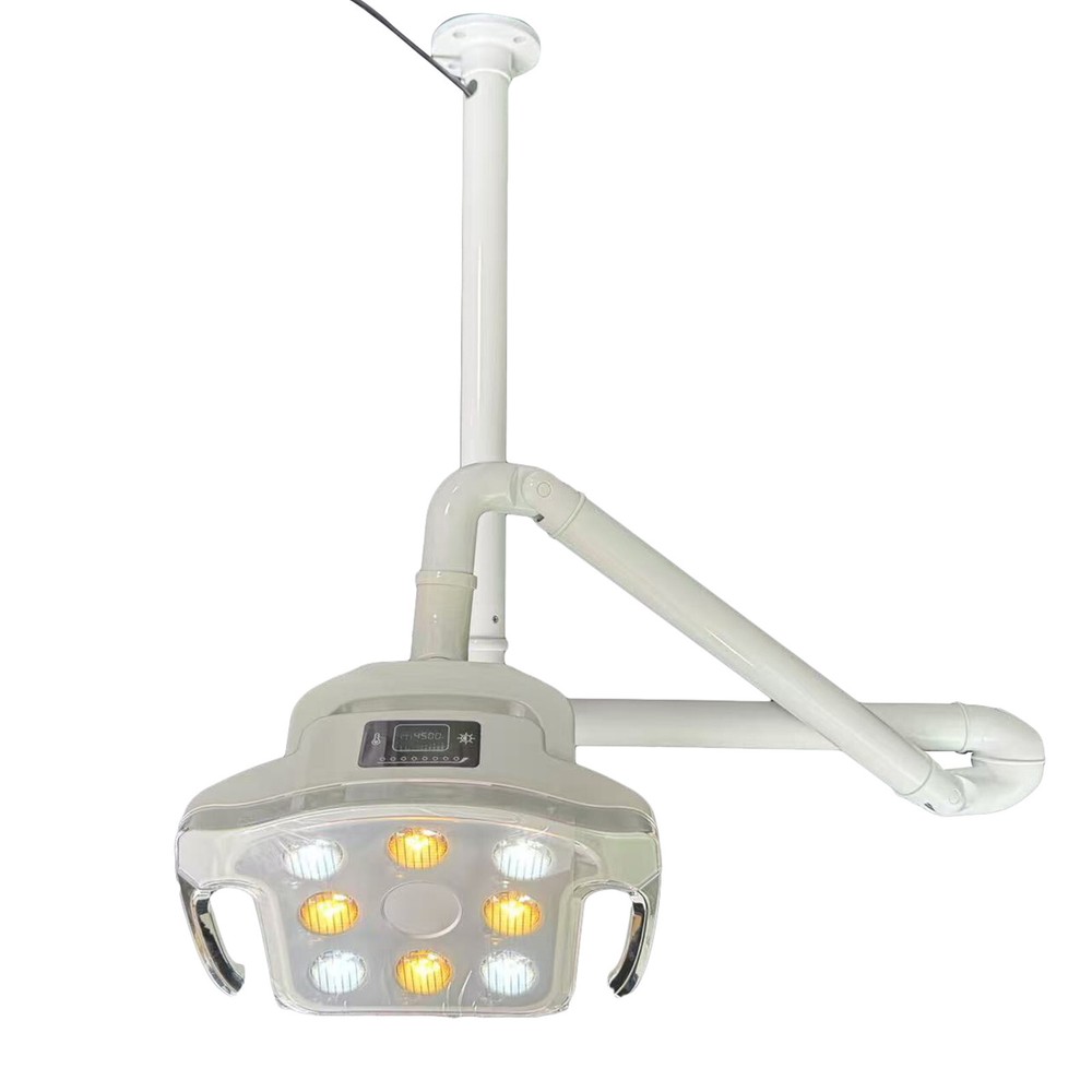 Ceiling Mounted Dental Shadowless Operating Lamp 8 Bulbs Surgical LED Exam Light
