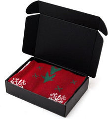9X6.5X2 Inches Black Shipping Boxes 25 Pack – Corrugated Cardboard Mailing Box f