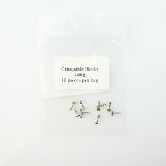 Dental Orthodontic Crimpable Hook Curve/Cross/Sliding/Double Tube/Stop Type 10PC